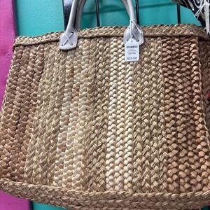 Vintage Evan Picone Straw Bag